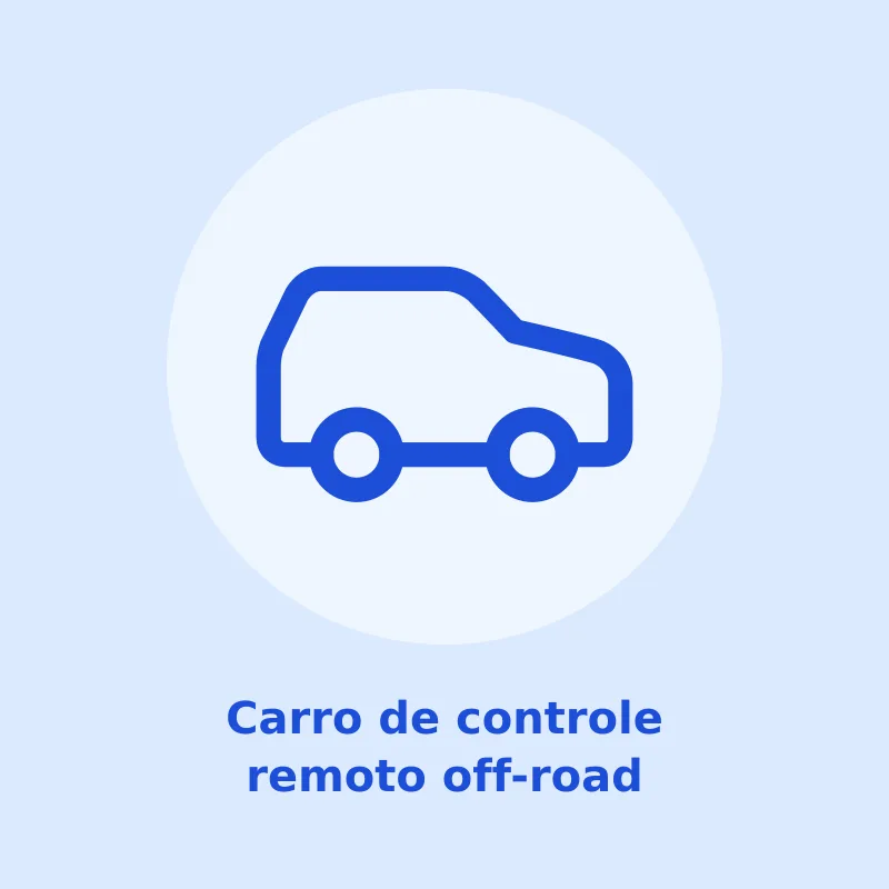 Carro de controle remoto off-road