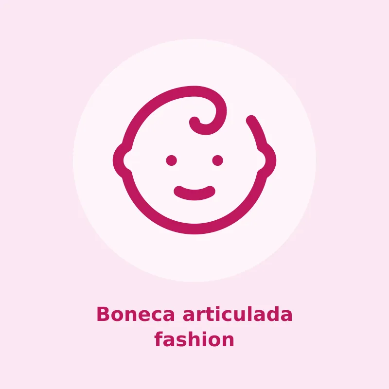 Boneca articulada fashion