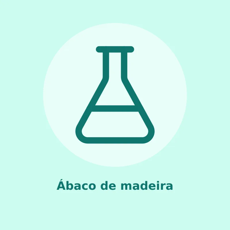 Ábaco de madeira