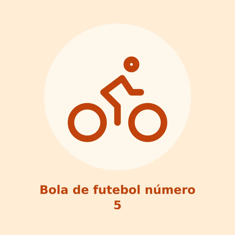 Bola de futebol número 5