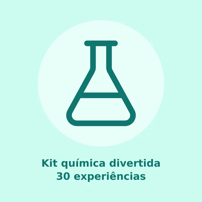 Kit química divertida 30 experiências