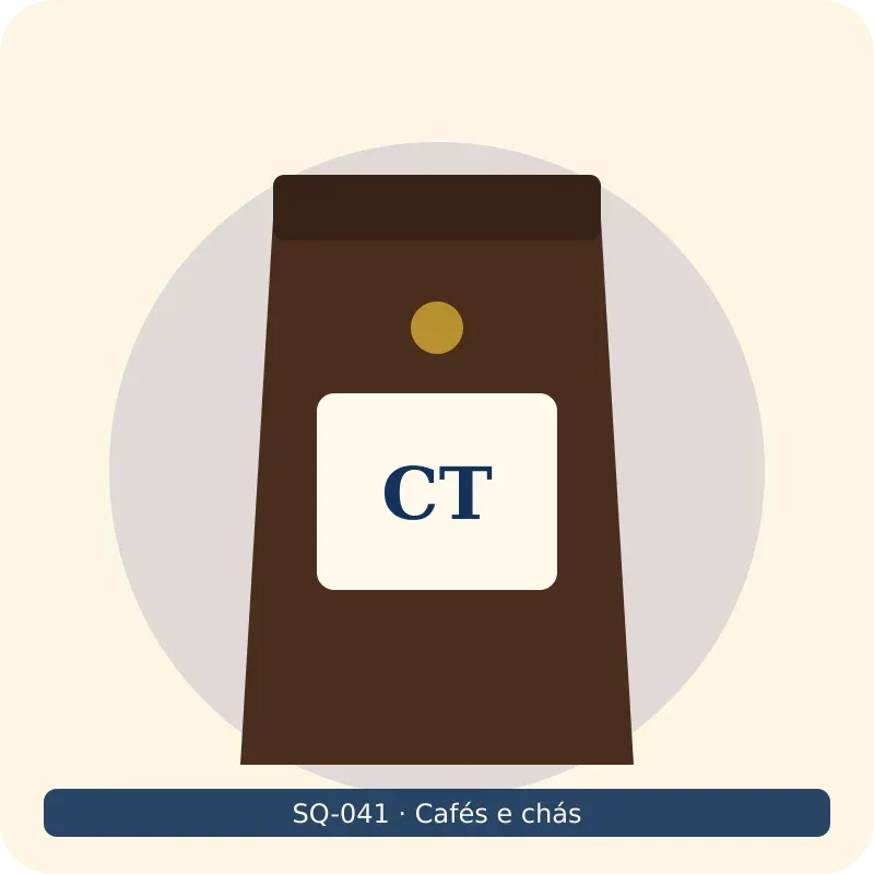 Café torrado em grãos