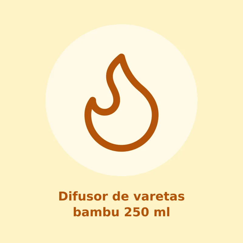 Difusor de varetas bambu 250 ml