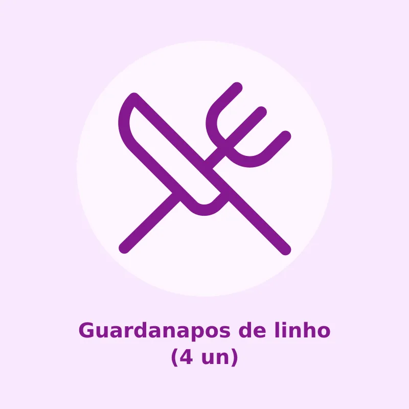 Guardanapos de linho (4 un)