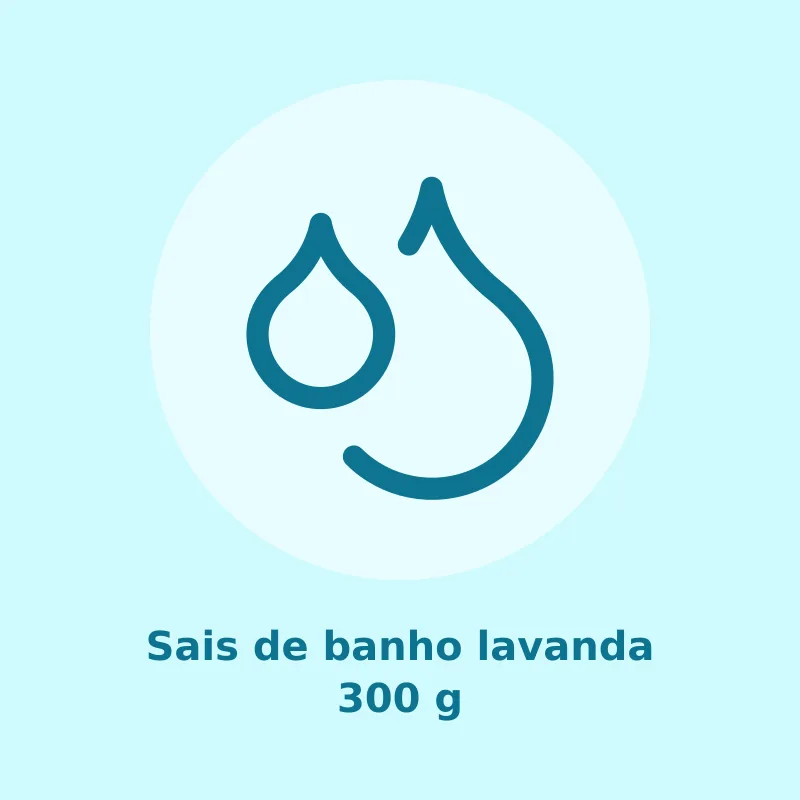 Sais de banho lavanda 300 g